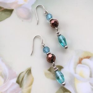 Handmade Glass Beaded Pierced Earrings